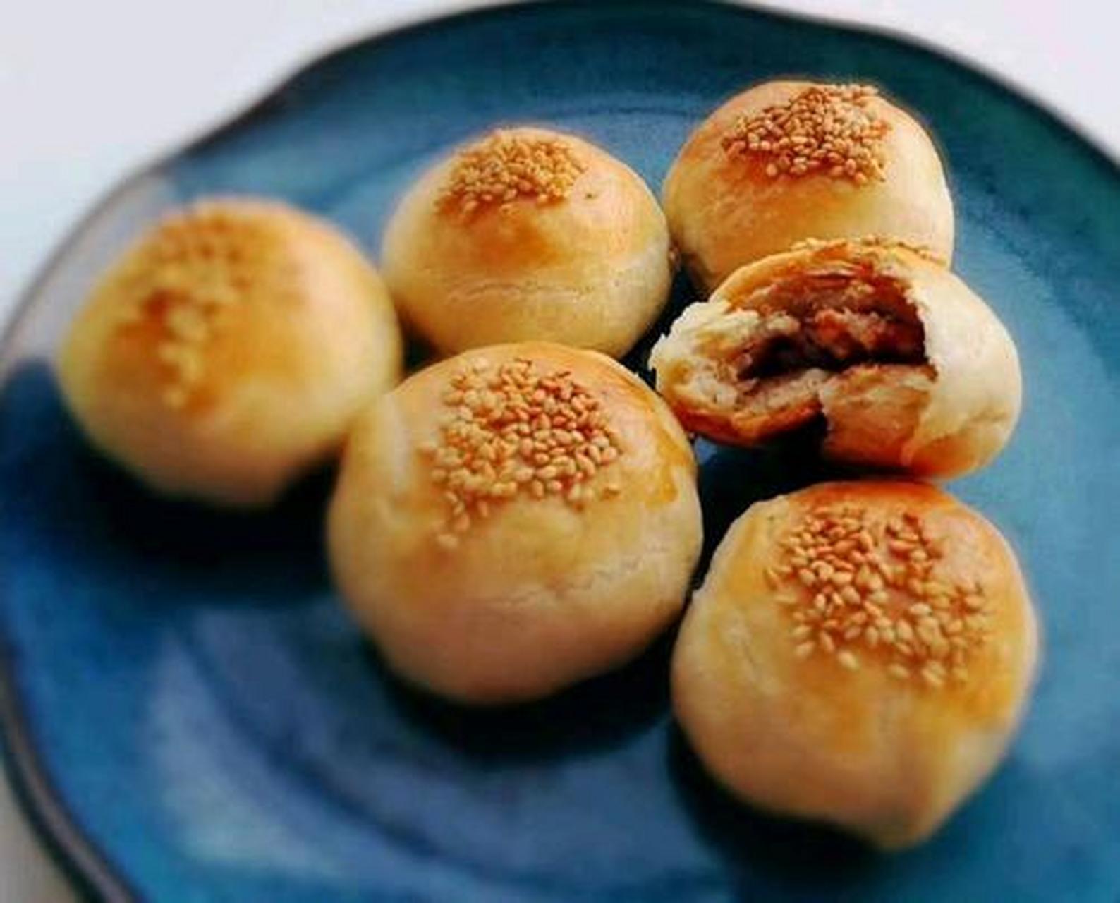 立冬创意美食#棋子烧饼是河北省唐山地区的特产,因状如小鼓,个似谱佑