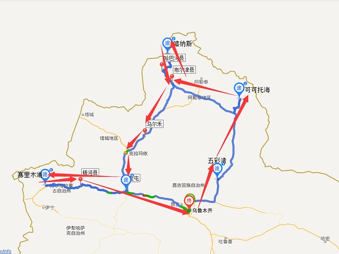 新疆喀纳斯雪景&美食7日自驾游