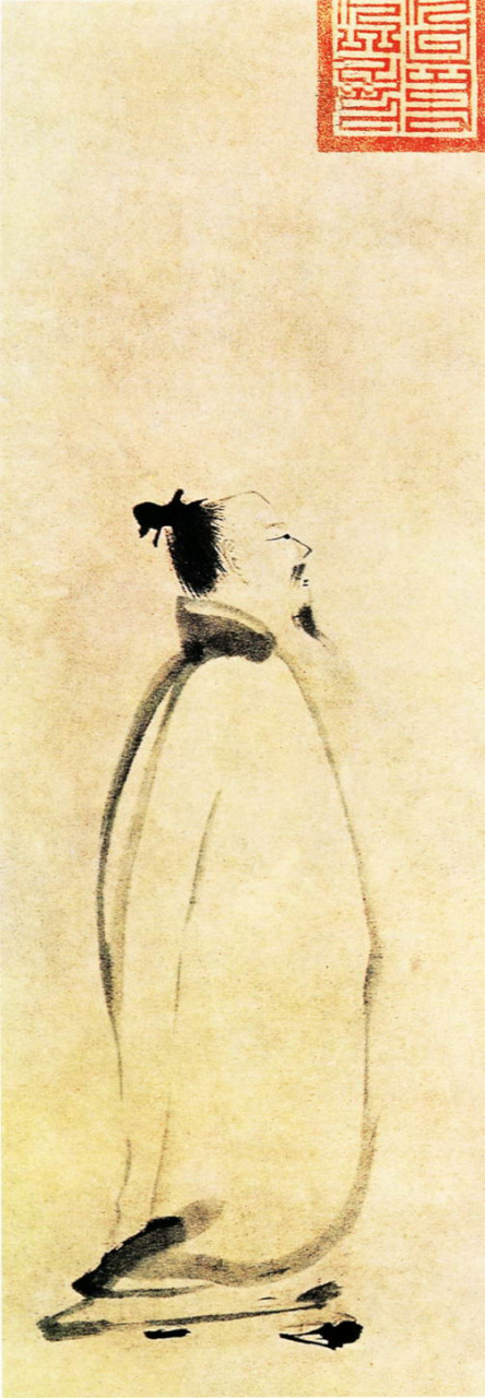 梁楷(南宋)《泼墨仙人图》.