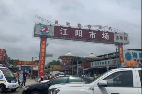 长假首日江杨市场迎来大客流——宝山区积极探索特大型交易市场管理