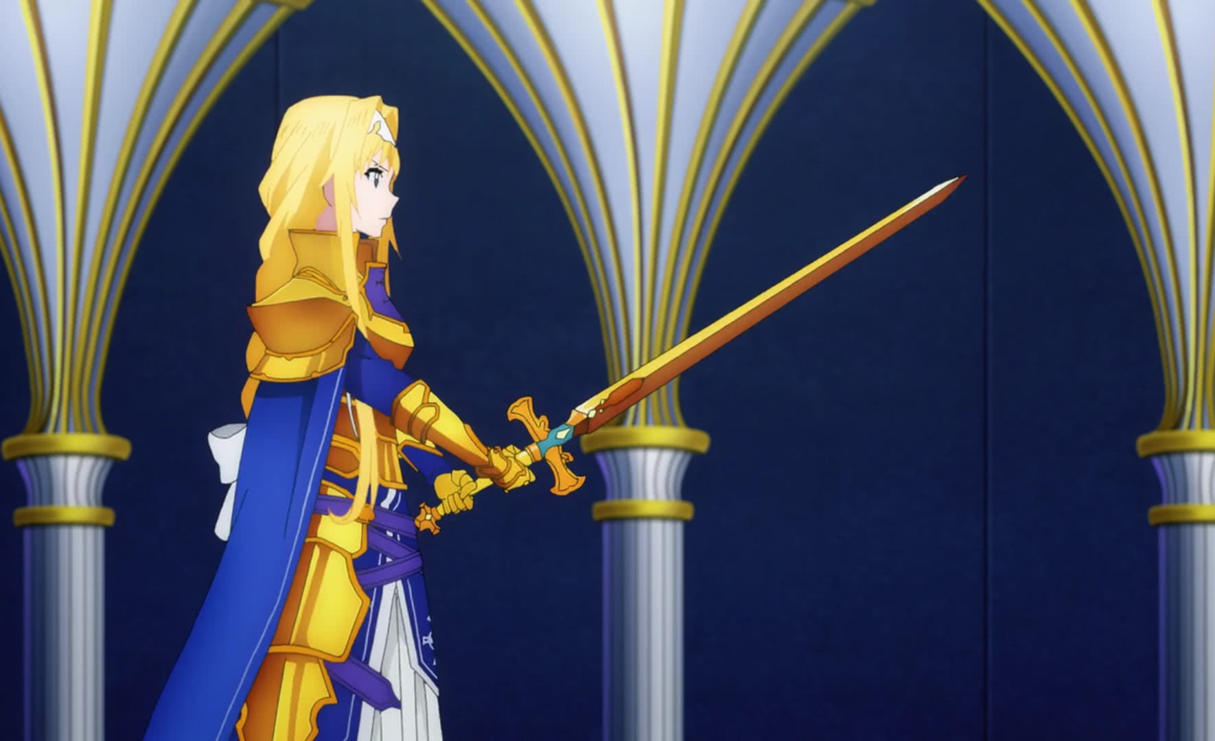 刀剑神域:爱丽丝对于金黄色有着偏爱?她从上到下一套金装