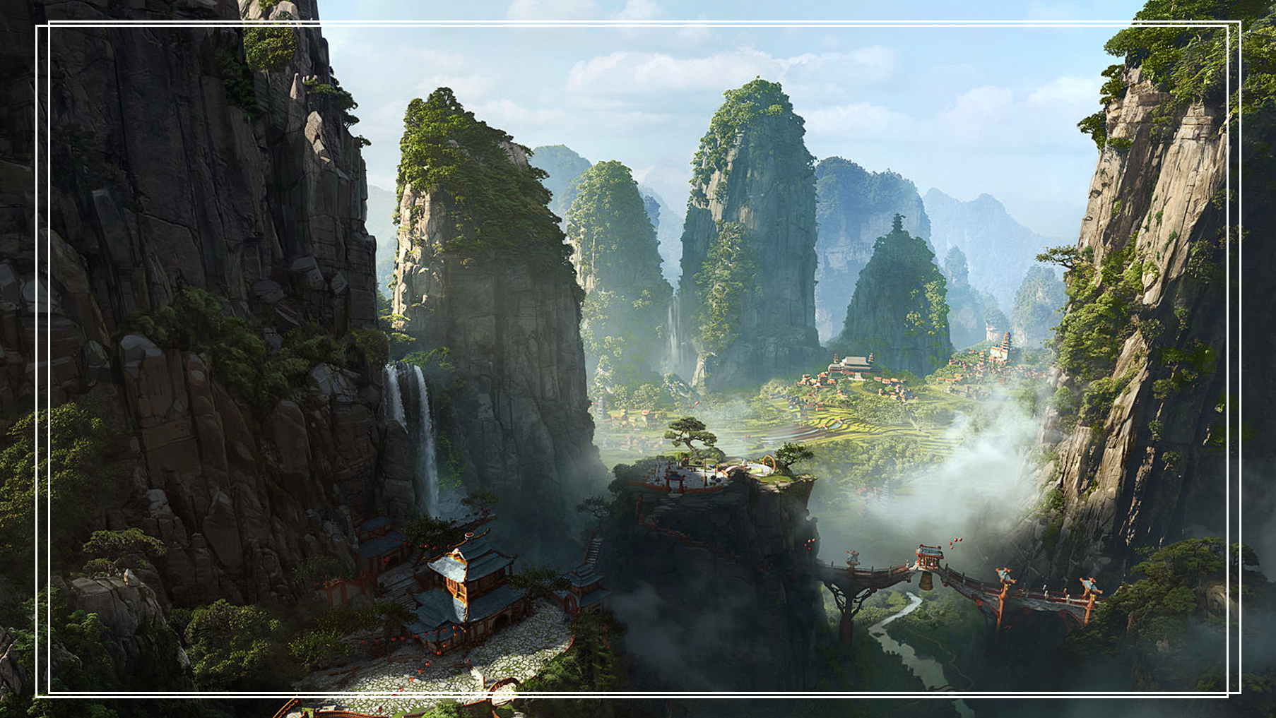 高清大图:唯美古风游戏场景概念设计图集赏析