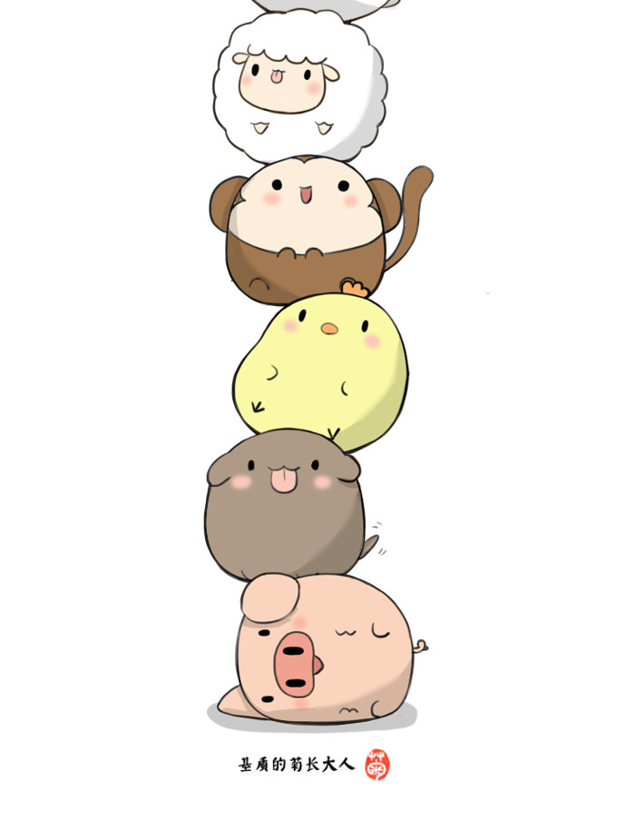 卡通形象堆堆乐,内附步骤,学起来吧!作者: 基质的菊长大人