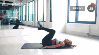 正规健身健美训练卷腹变式侧身卷腹与反向卷腹