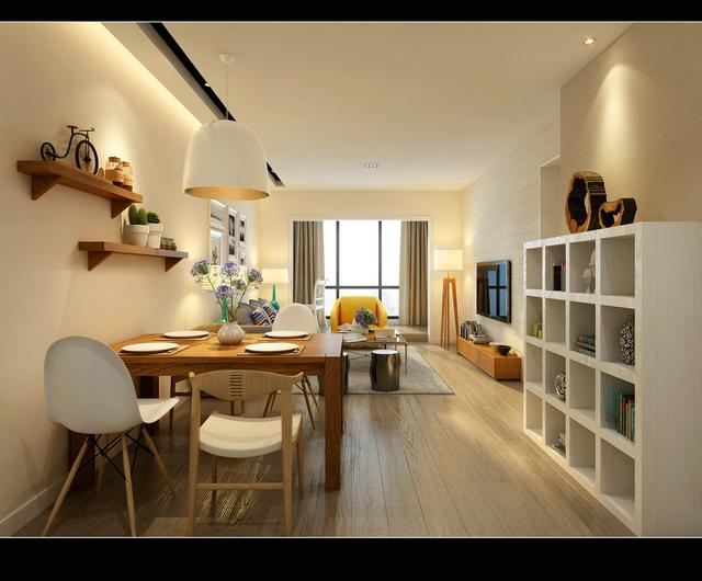 客餐厅效果图17