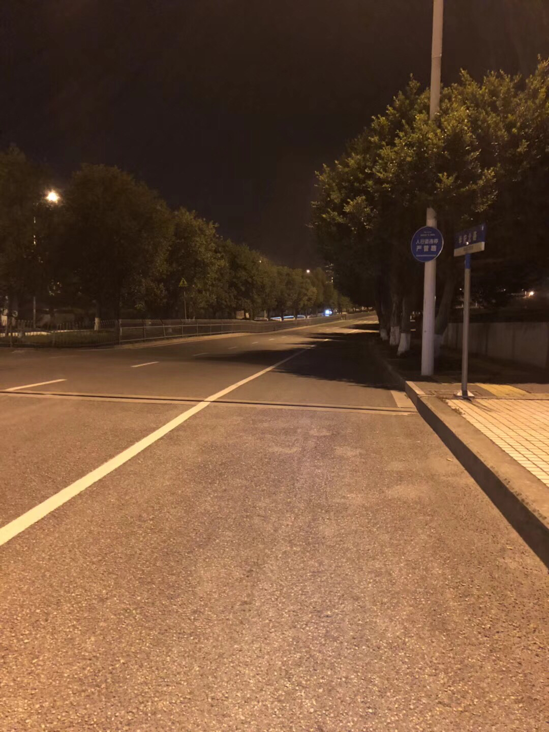 孤行在一个人的夜路上