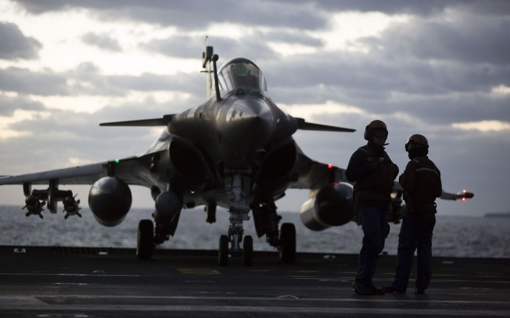 在地中海战备巡航的阵风战斗机. 转载自百家号作者:零零后博物馆