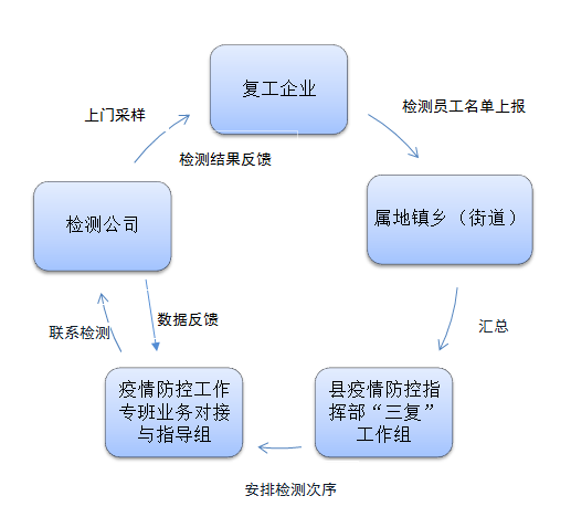 区域核酸检测流程图图片