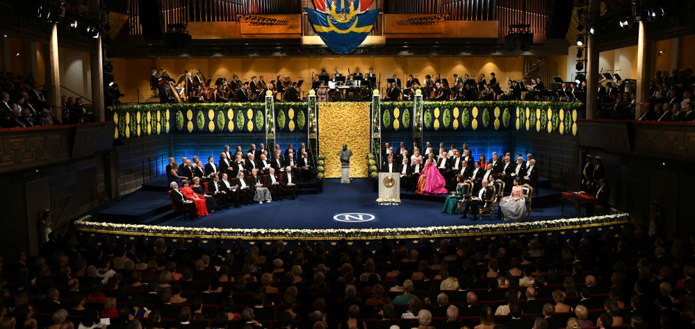 为庆祝斯德哥尔摩诺贝尔奖颁奖举行的宴会