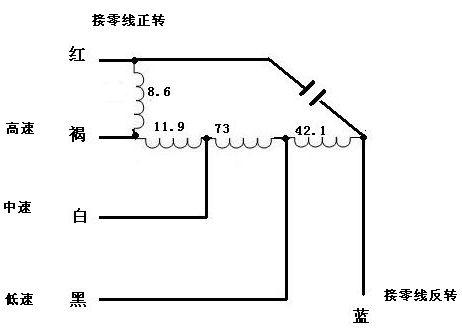 家用吊扇调速器接线图图片