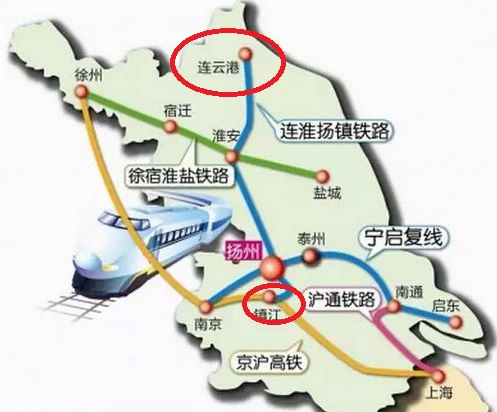 连淮扬镇铁路已经开始铺轨:淮安有望成为长三角城市群铁路枢纽