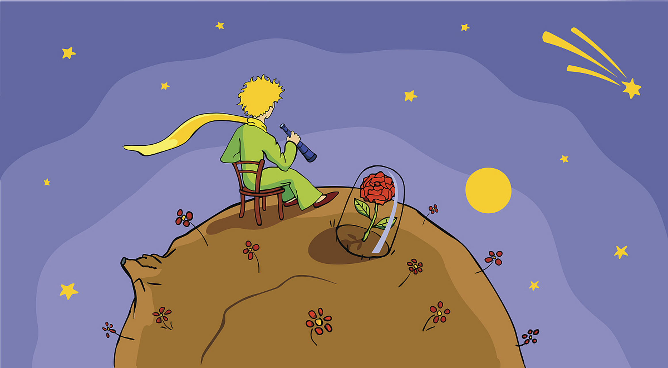 今天给大家分享一本神书——《小王子》,别看这书小,但是里面讲的东西