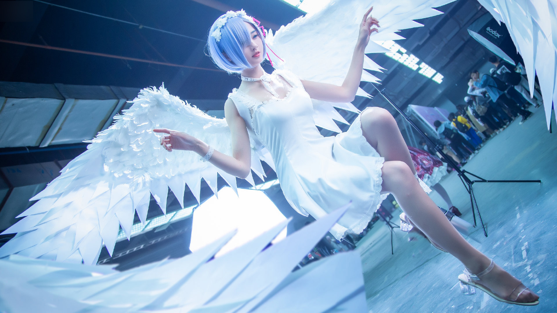 国人可爱coser:蜜玲珑扮演的雷姆