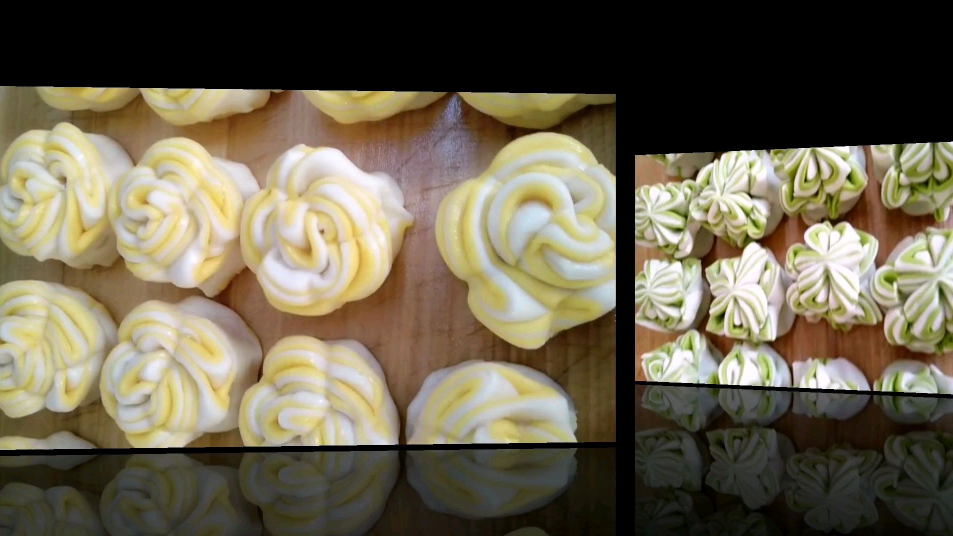 三种彩色花馍的做法,一看就会,特别的简单易学