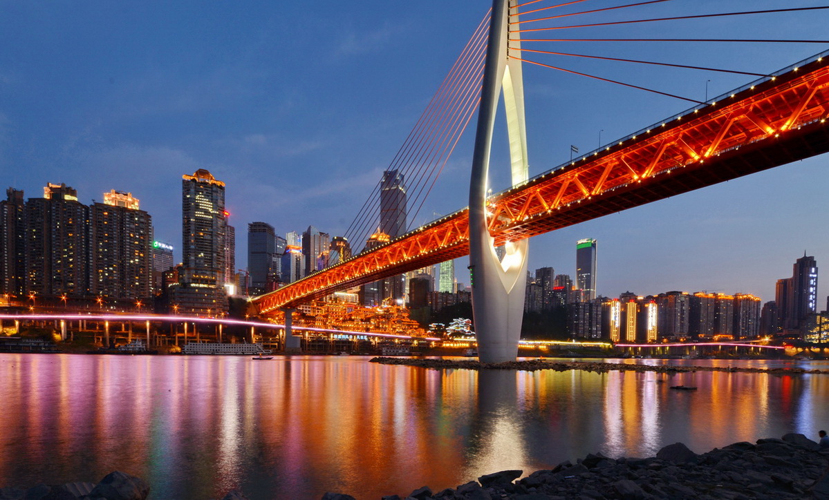 重庆大桥最美图片