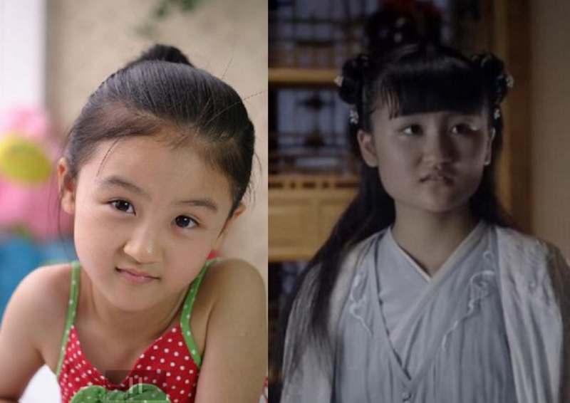 那些彻底长残的童星:陆子艺小时候时候长得非常的可爱