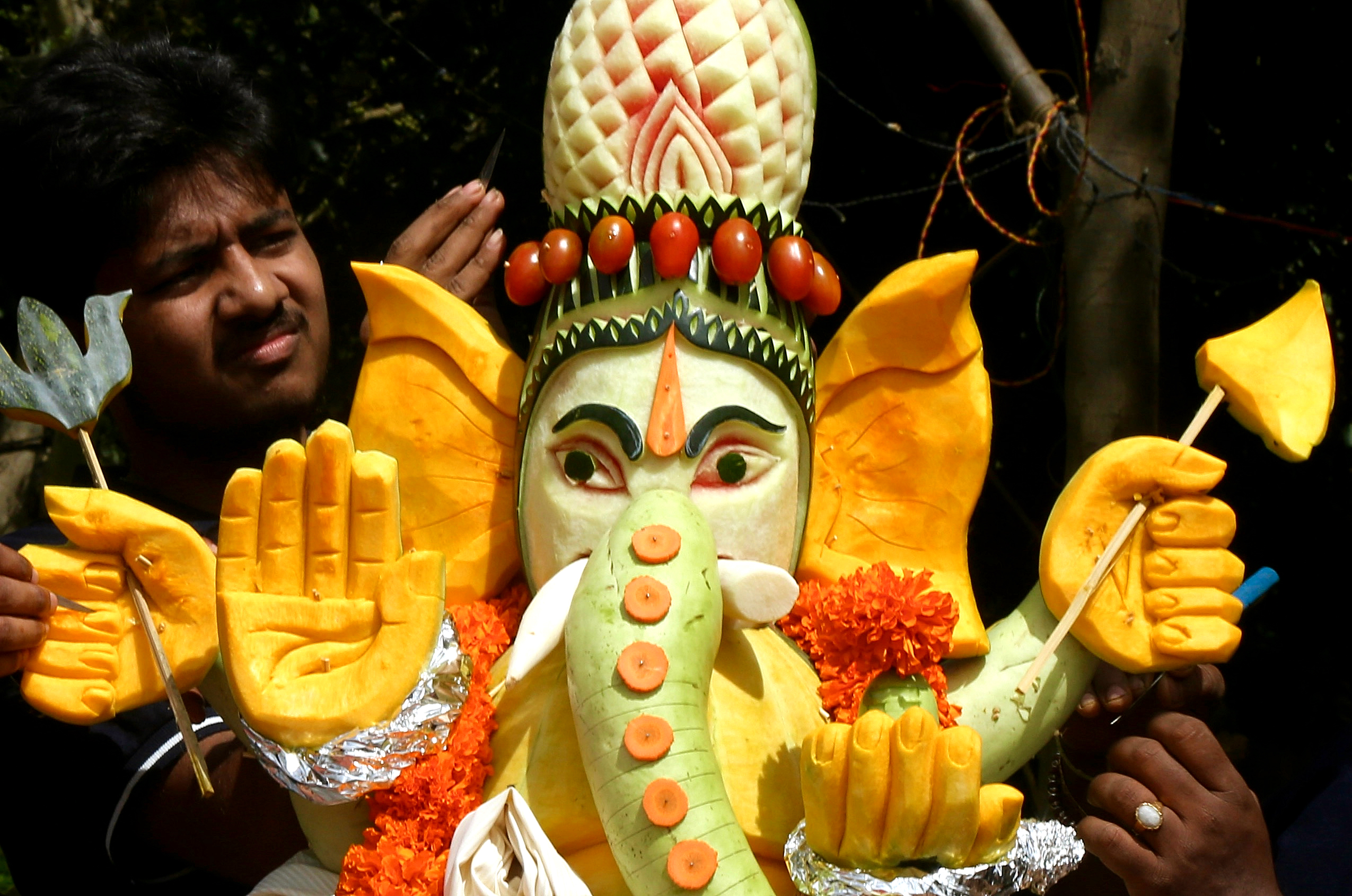 印度迎接象神节(7)