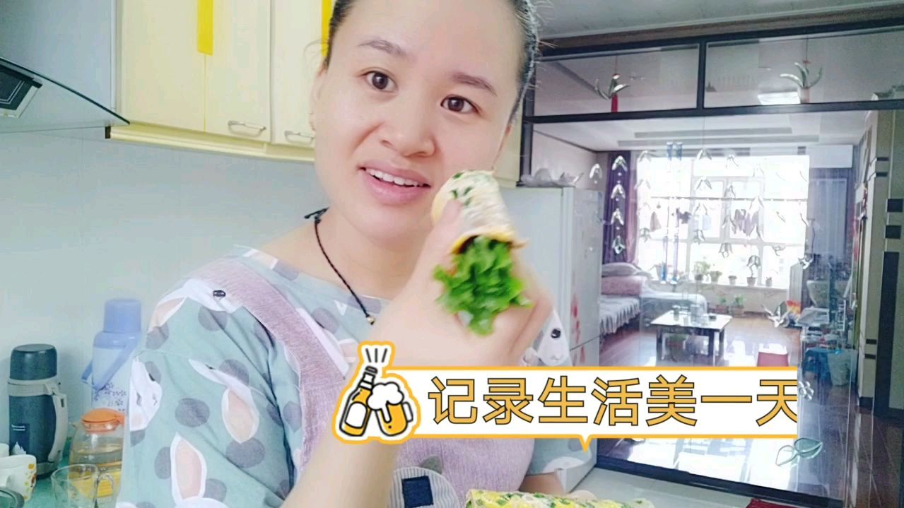 简单好做的全麦鸡蛋煎饼,营养美味,好吃不怕胖