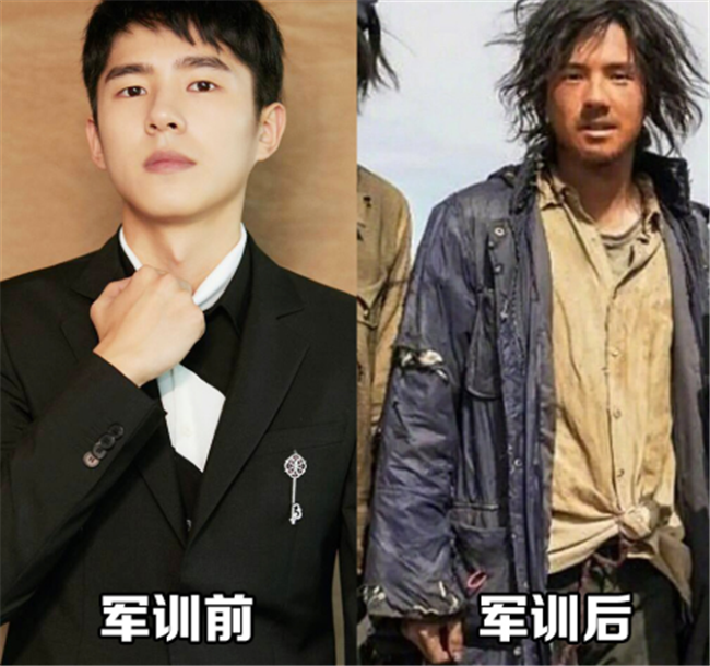 明星"军训"前后对比图,刘昊然陈飞宇不算啥,看到最后,忍不了