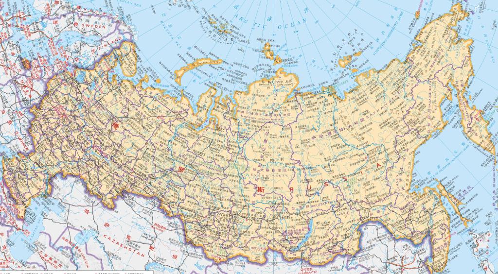 俄罗斯版图最大面积图片