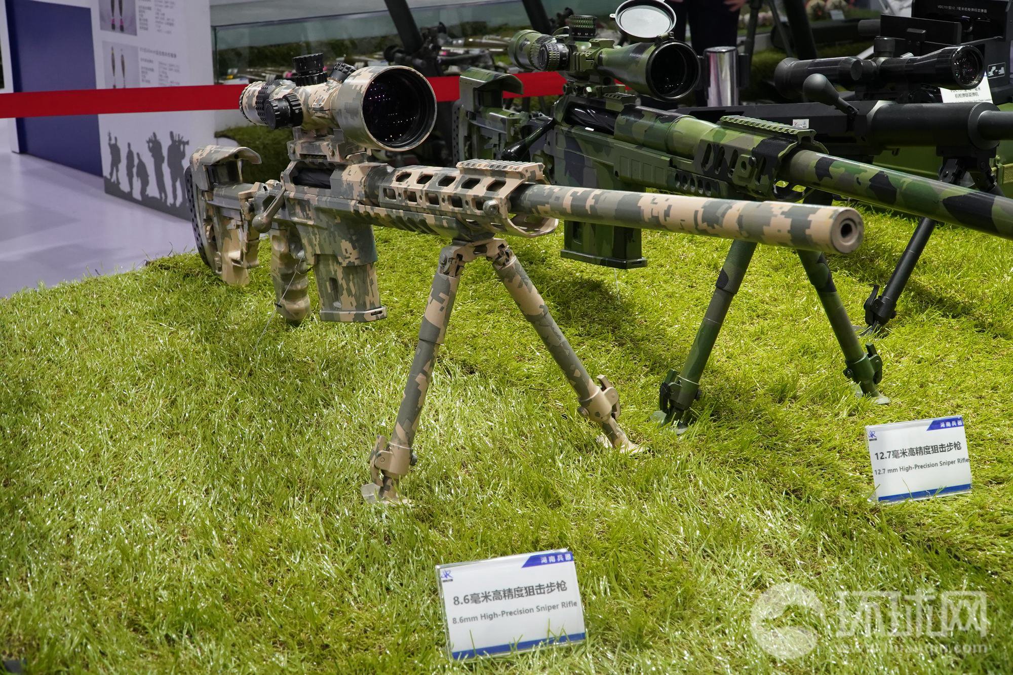 国产8.6毫米口径高精大狙亮相 造型相当时髦