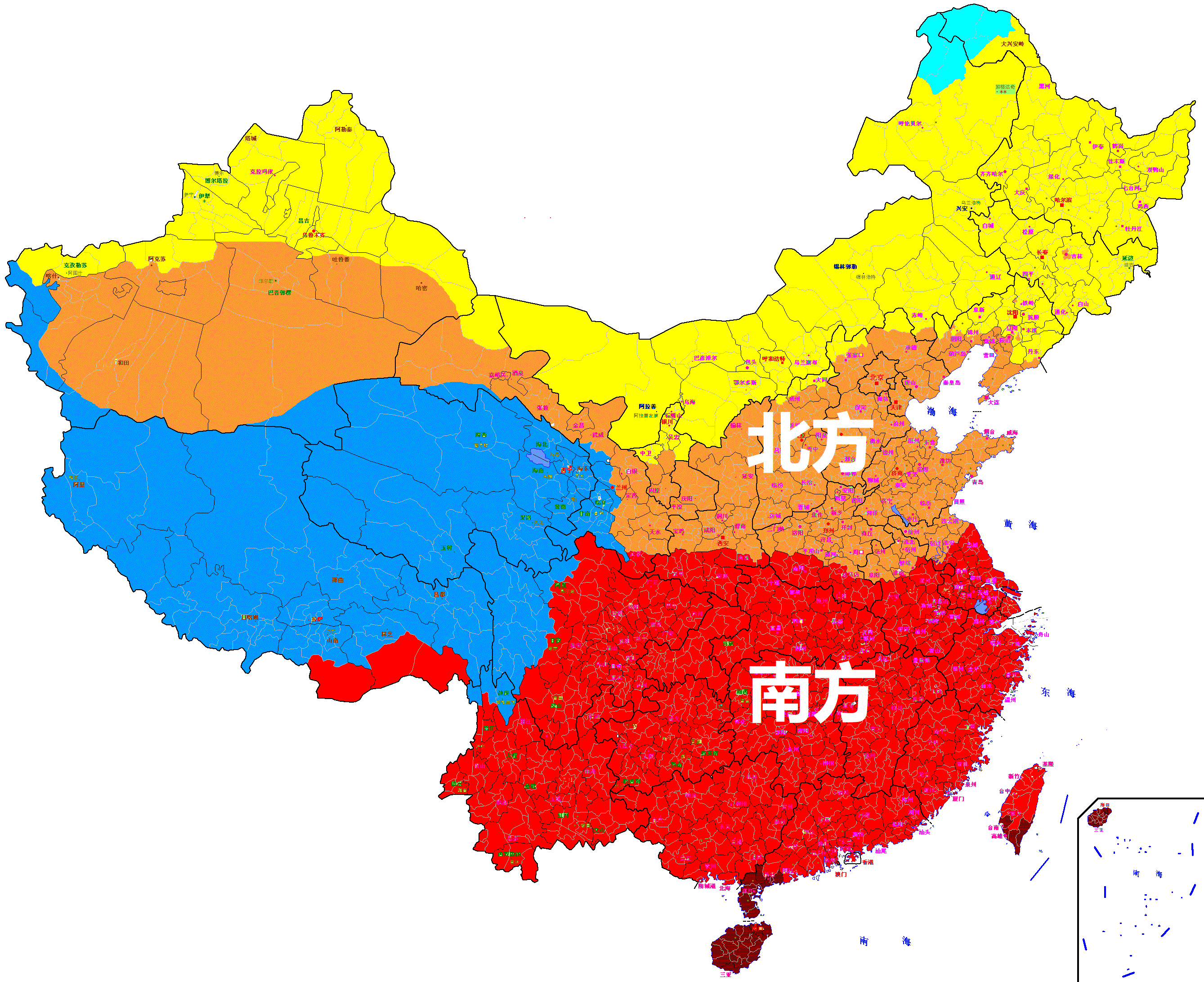 回顾21世纪前20年的中国经济:南方整体超过北方,历史从未出现