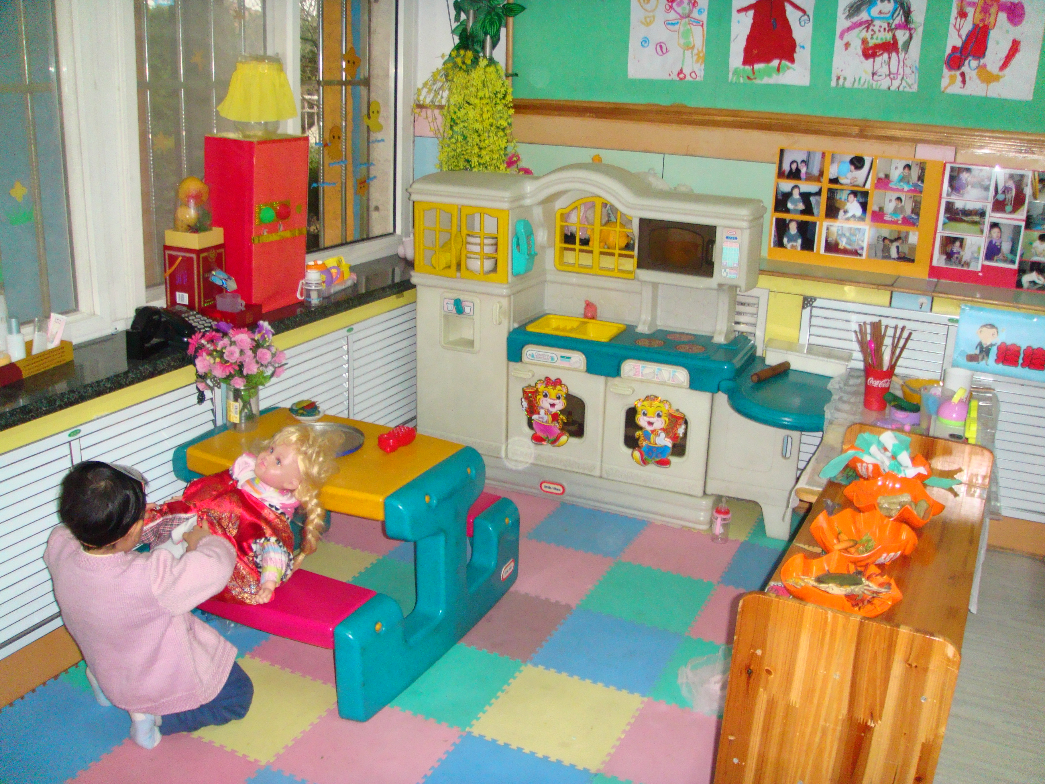 幼儿园娃娃家环境布置欣赏