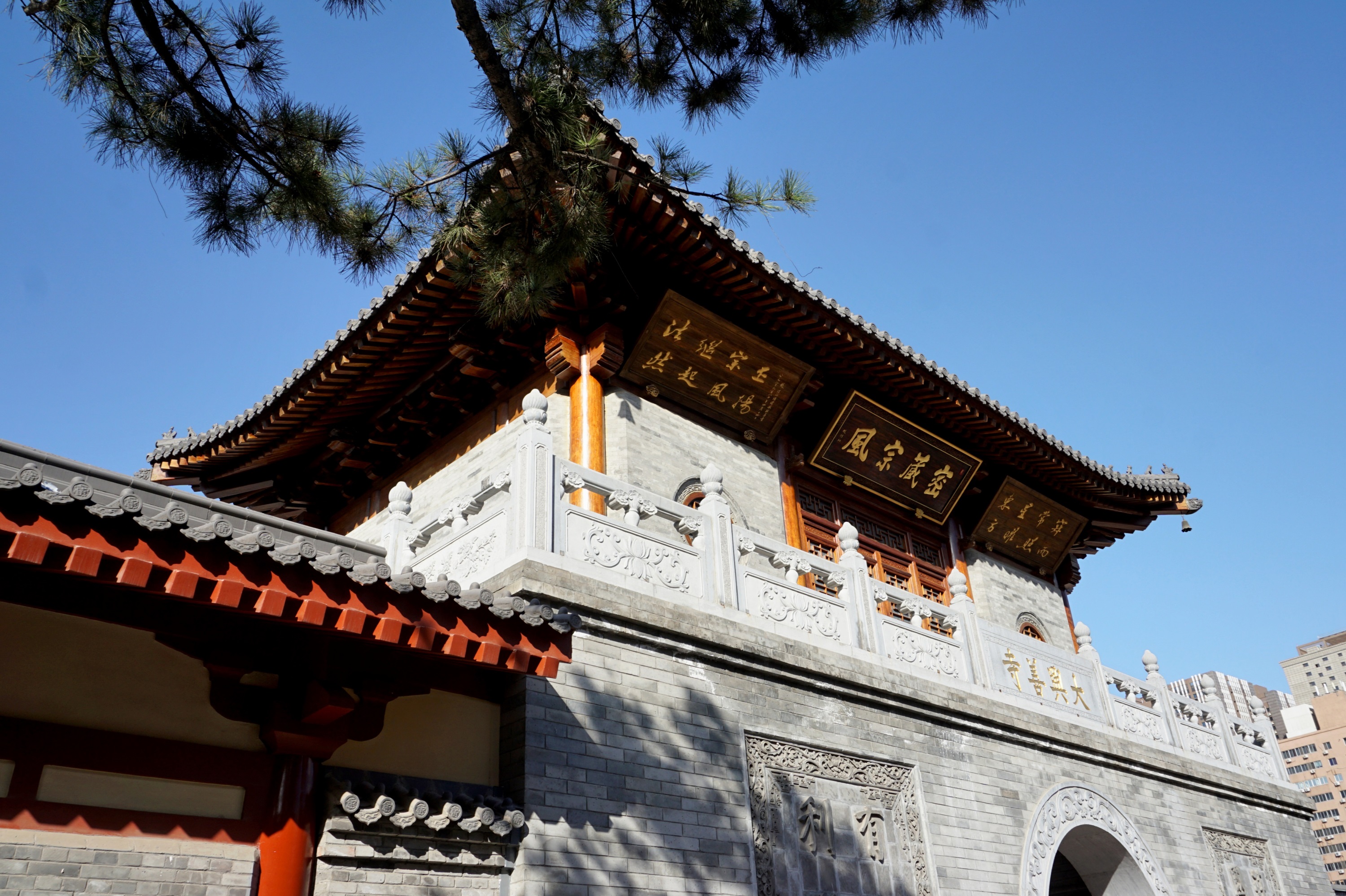 西安小寨寺庙图片