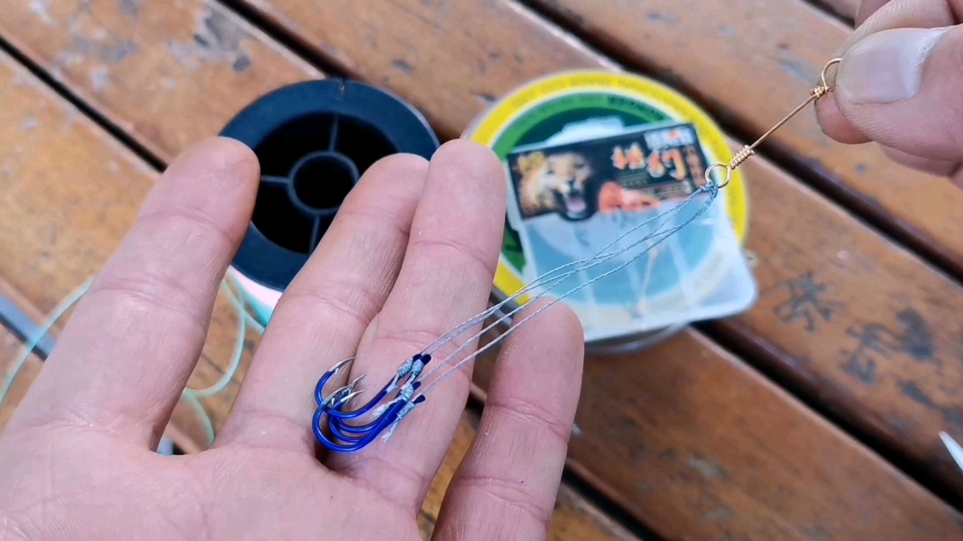 海竿钓鱼神器,小爆炸钩的自制方法。很简单