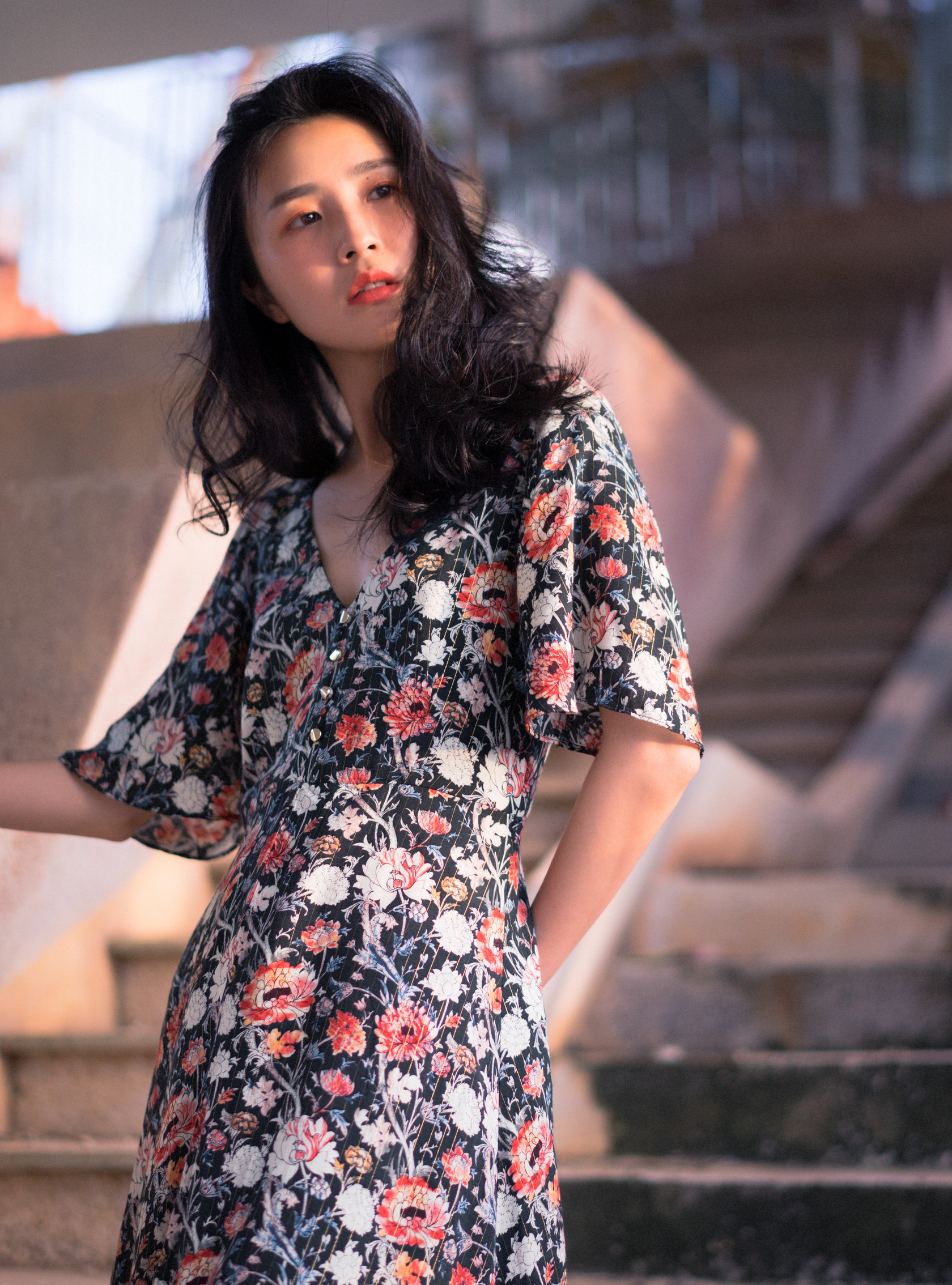 小姐姐忧郁的眼神,这一组照片真不错