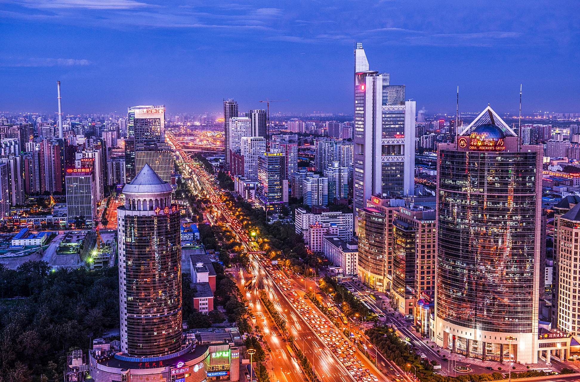 郑州街头夜景图片图片