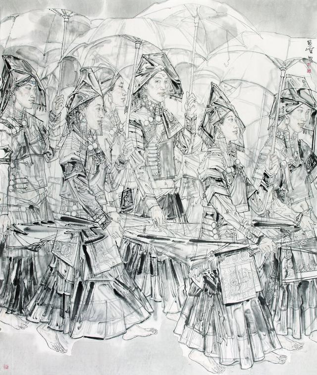 美院名师吕书峰作品赏析