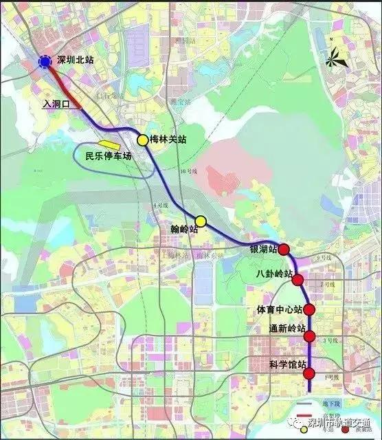 深圳地铁5号线最新站点来啦!以后去这些地方不用挤公交了