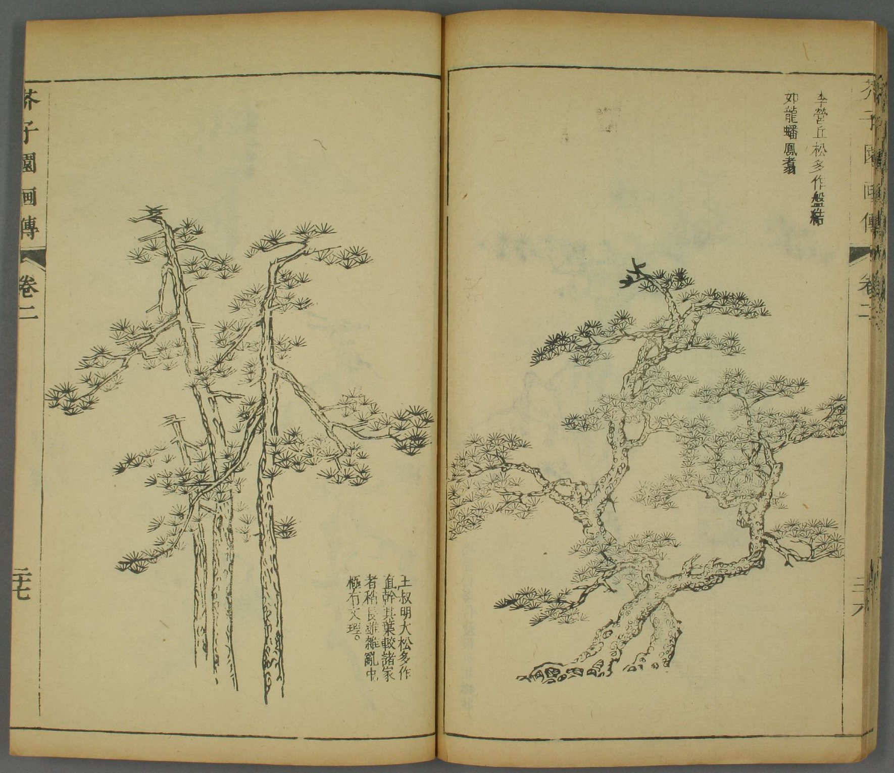 《芥子园画谱》山水篇之树谱精选高清图,学山水不可不读!