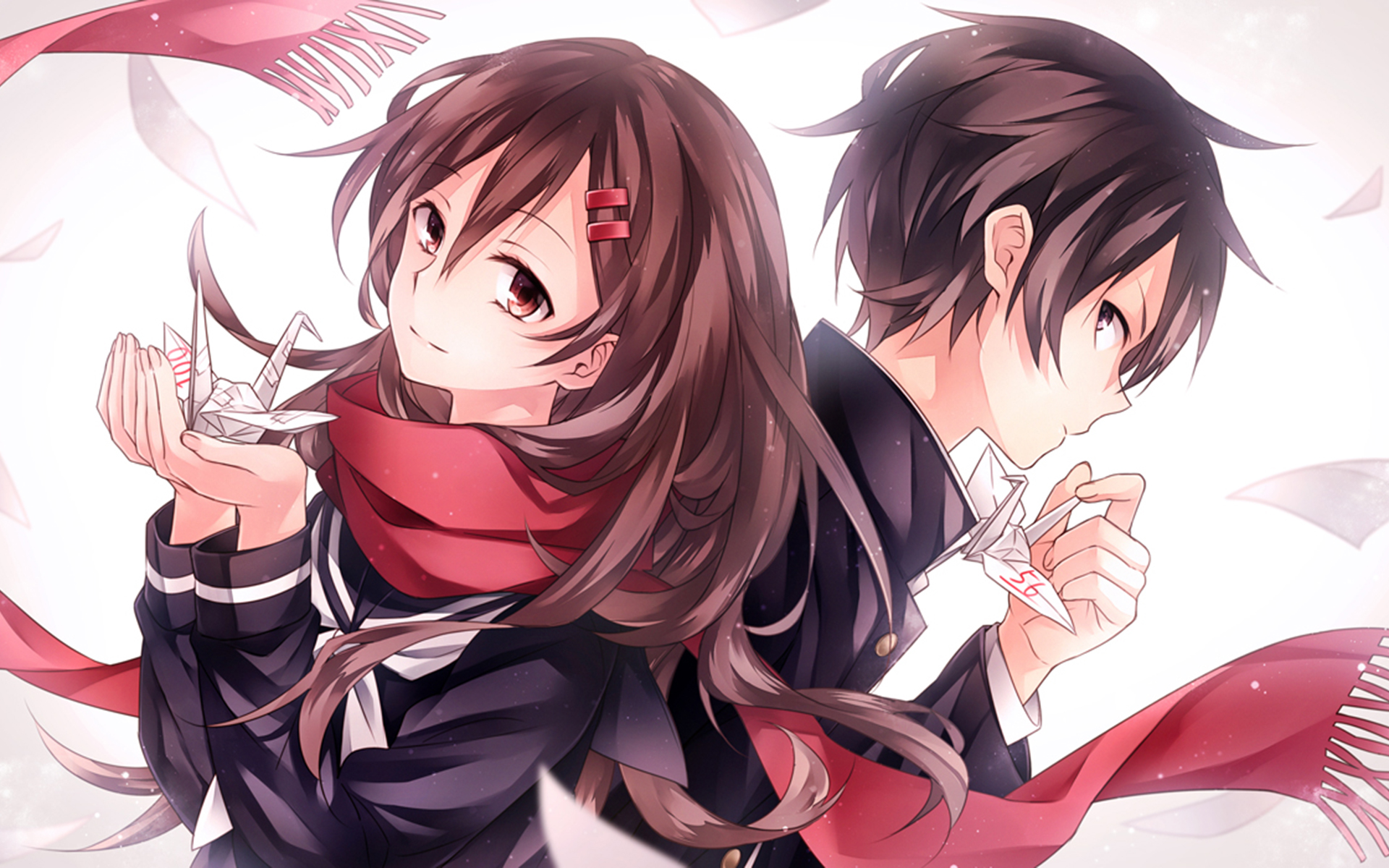 唯美意境动漫美女高清桌面壁纸