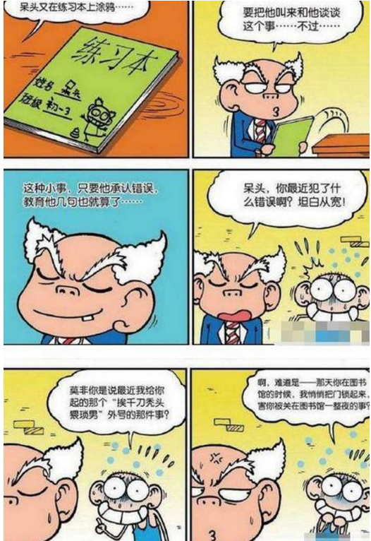 爆笑校园;呆头这就是不打自招啊,这下可惨喽!
