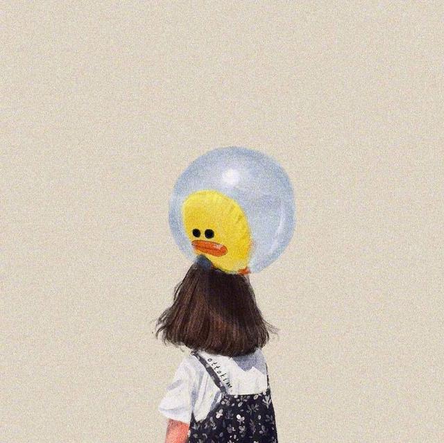 插画师ottokim笔下女孩的背影,哪个最像你?