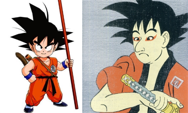 当经典动漫角色遇上"浮世绘",悟空"辣眼睛",奥特曼让人意外