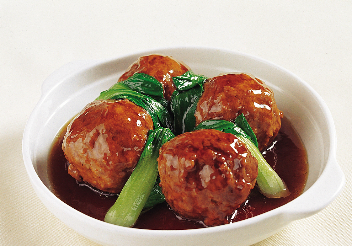 四喜丸子在家做,色香味型俱全,技巧都在这,学会再也不用下馆子