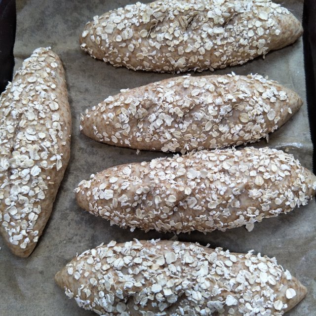 全麦橄榄包,粗粮少糖,天然的味道,好吃又健康