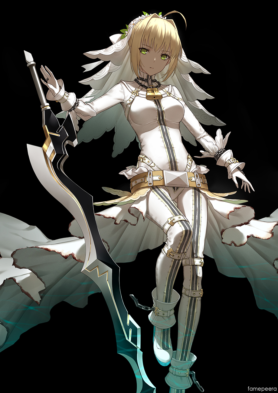 尼禄精美壁纸:当尼禄穿上嫁衣,你是否带上了帽子呢?