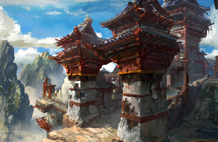 古风场景图:你喜欢图几的古风建筑呢?