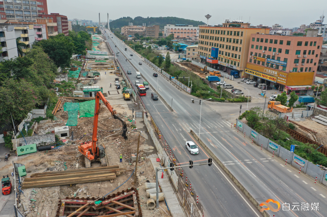 重返建设"快车道"!广花一级公路将在年内完成地下综合管廊施工