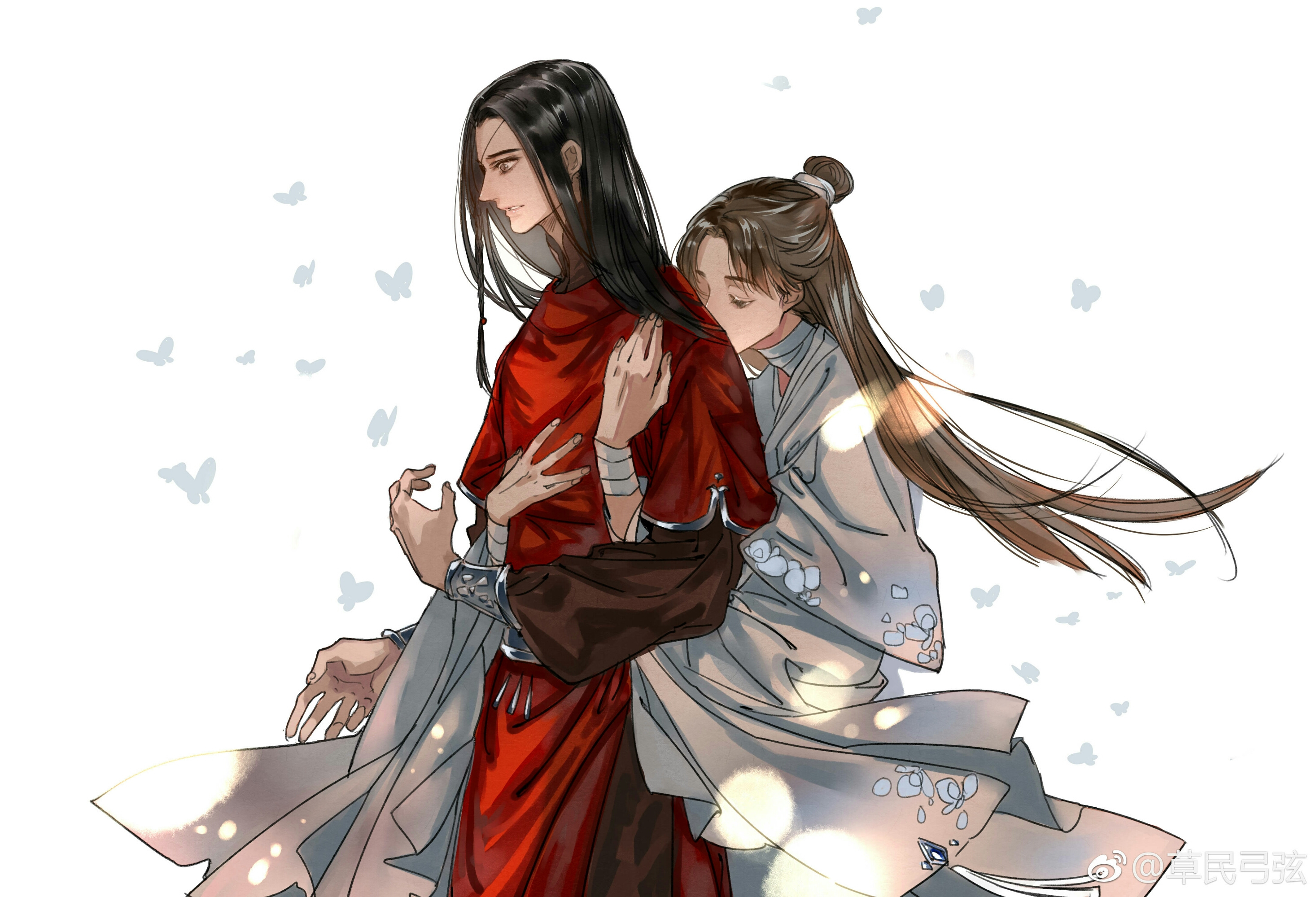 天官赐福古风动漫壁纸,如果可以笑的话,请不要哭!