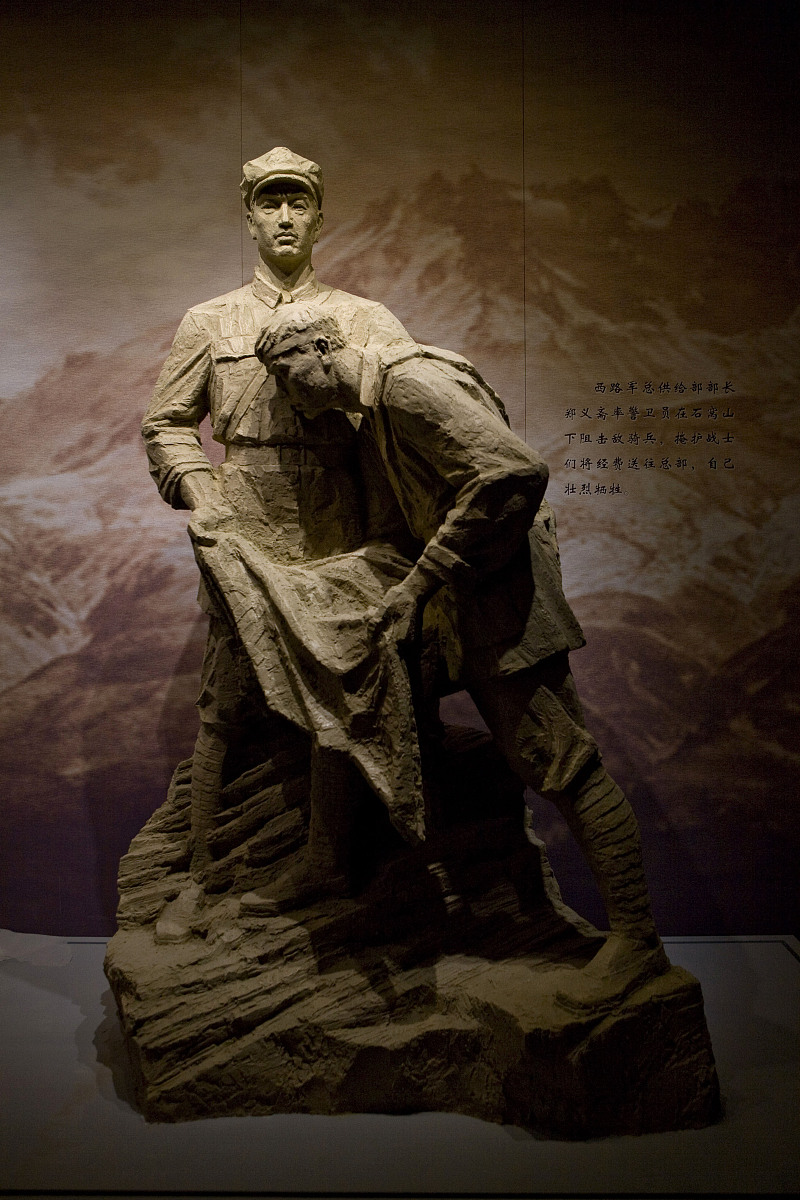 历史陈红军烈士雕像在哪王鳌溪英雄事迹图片高清抗战英雄雕像图片