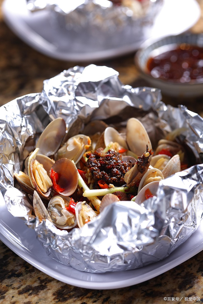 江户田麻辣鲜蛤日式麻辣花蛤下酒菜蛤蜊肉即食商用料理食材