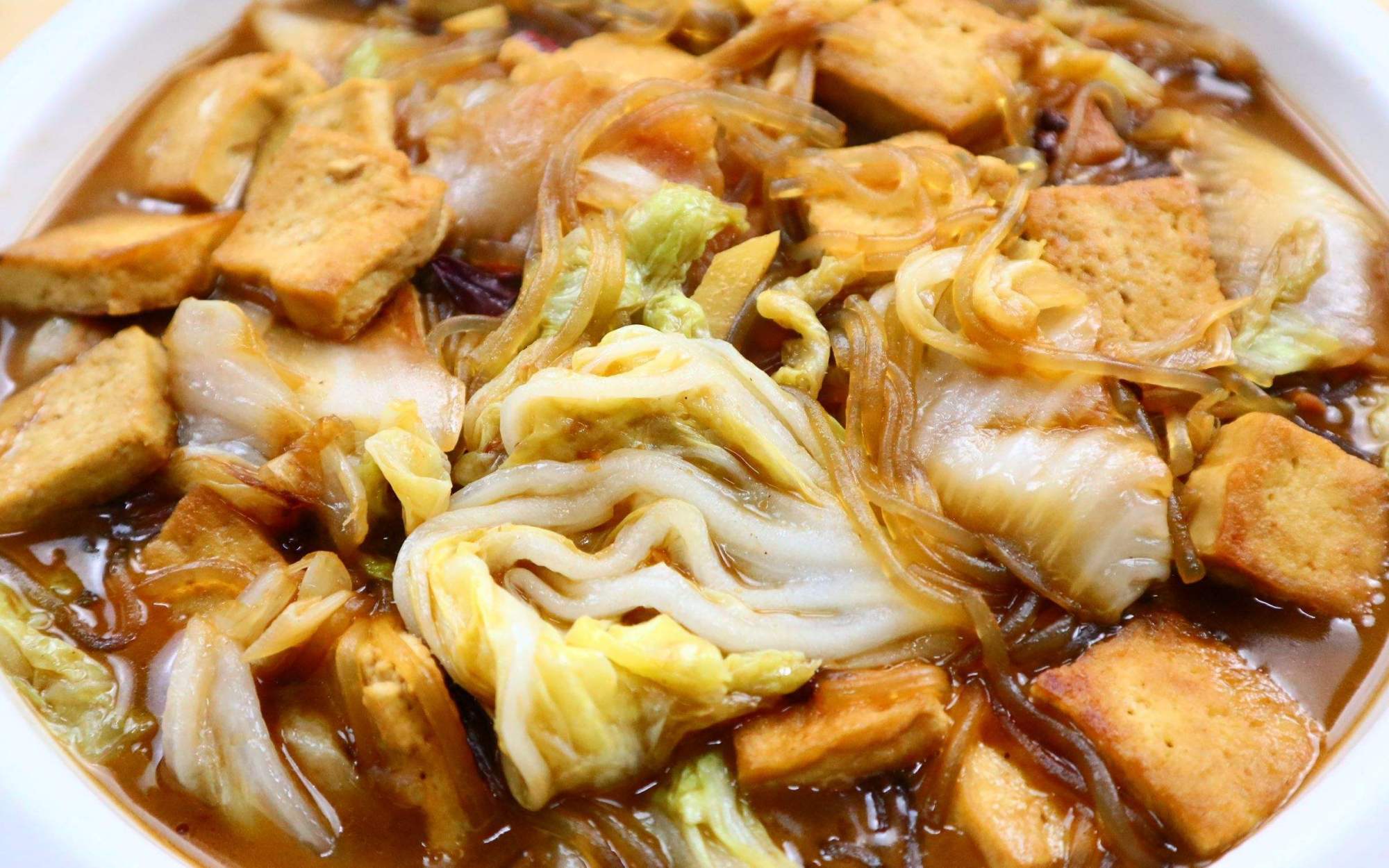 正宗家常白菜豆腐炖粉条,好吃实惠又下饭,顿顿吃都不过瘾