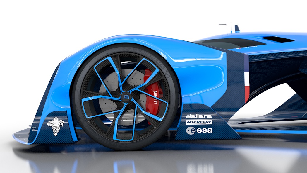 来自未来的赛车 bugatti vision le mans