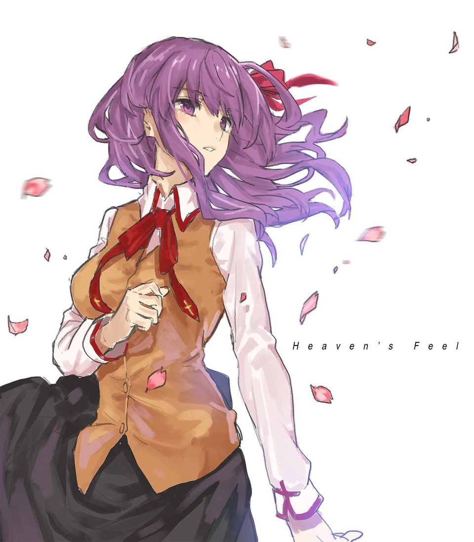 动漫美图:fate间桐樱,漂亮的紫发少女,高清壁纸欣赏