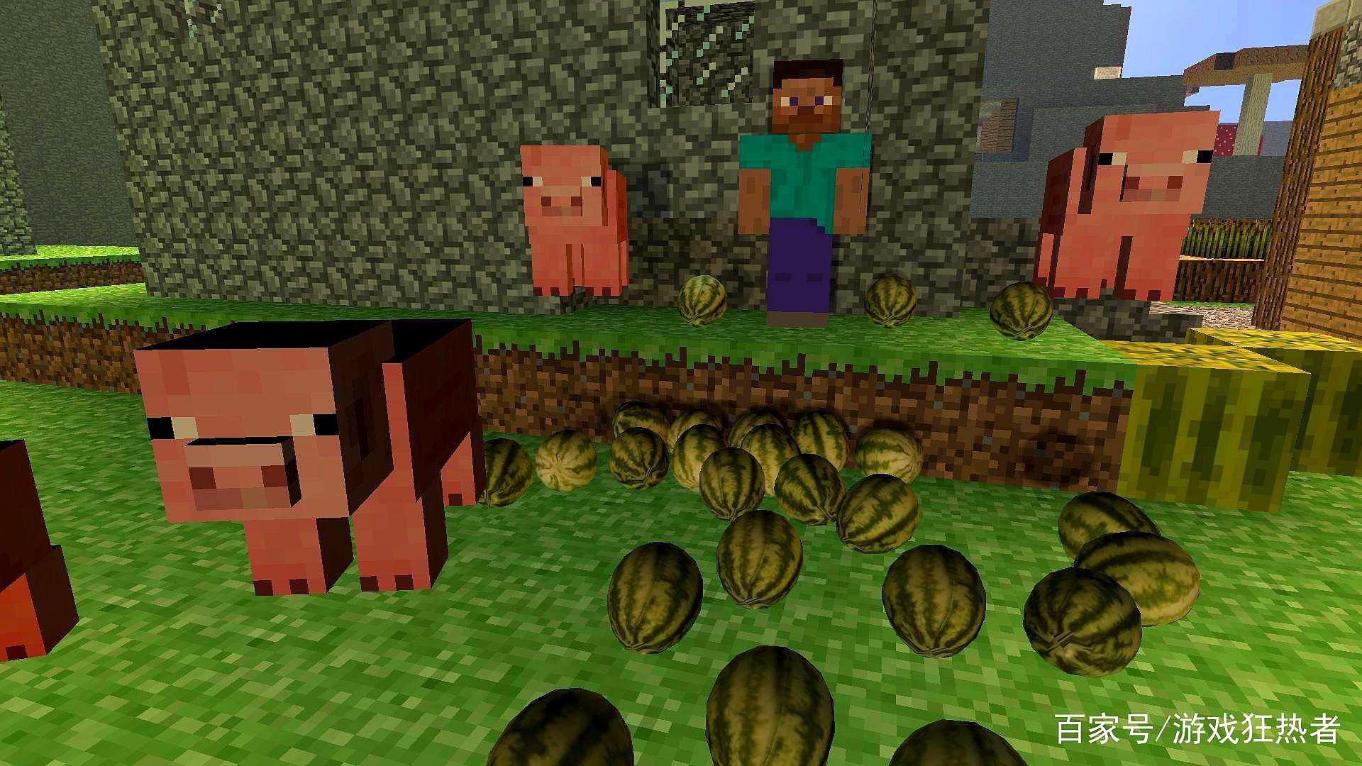 我的世界:minecraft黄金西瓜你听说过吗?大mc真是无奇不有!